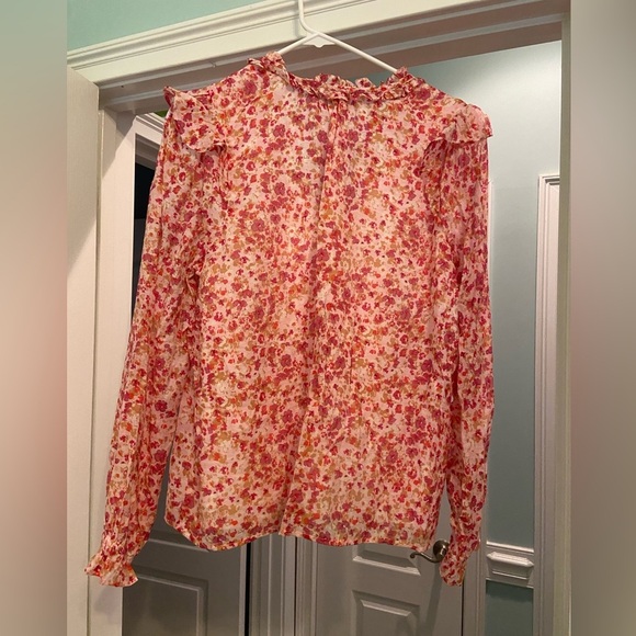 J Crew Multicolor Floral Blouse - Picture 3 of 10